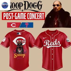 Cincinnati Reds x Snoop Dogg Post Game Concet Baseball Jersey