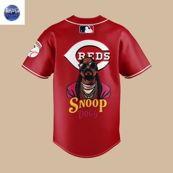 Cincinnati Reds x Snoop Dogg Post Game Concet Baseball Jersey