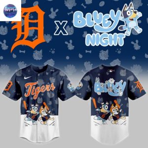 Detroit Tigers x Peanuts Night 75th Anniversary Baseball Jersey