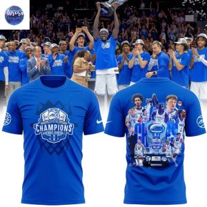 2025 ACC Champions Duke Blue Devils Men Basketball 3D T-Shirt