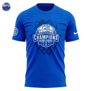 Duke Blue Devils Men Basketball ACC Champions 2025 3D T-Shirt