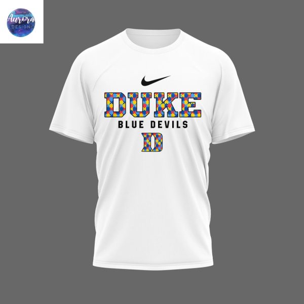 Duke Blue Devils x Autism Awareness 3D T-Shirt