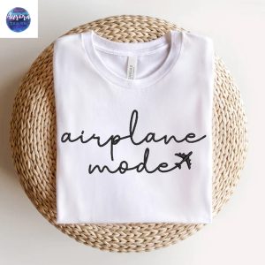 Embroidered Airplane Mode Travel Shirt