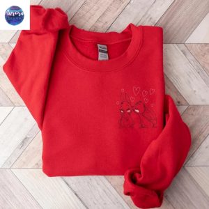 Embroidered Bunny Bunny Lover Sweatshirt