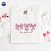 Embroidered Candy Heart Cute Sweatshirt