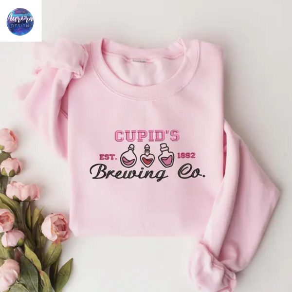 Embroidered Cupids Brewing Co Love Potions Sweatshirt