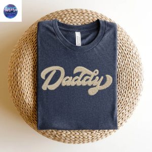 Embroidered Daddy Super Dad Sweatshirt