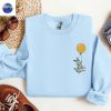 Embroidered Happy Easter Bunny Lover Sweatshirt