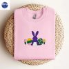 Embroidered Happy Easter Bunny Lover Sweatshirt