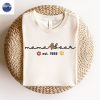 Embroidered Cute Flower Strawberry Summer Sweatshirt