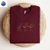 Embroidered Gobble Gobble Turkey Sweatshirt