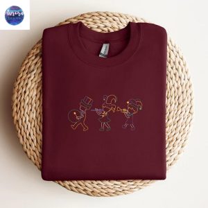 Embroidered Mardi Gras Cute Sweatshirt