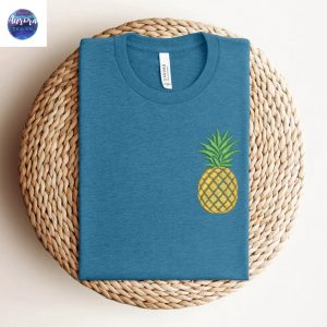 Embroidered Pineapple Cute Pineapple Shirt