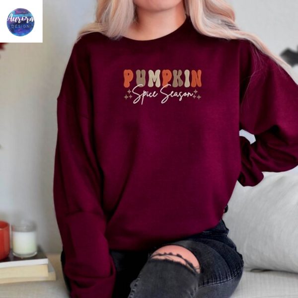 Embroidered Pumpkin Spice Spice Season Shirt