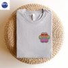 Embroidered Rainbow Love Is Love Heart Shirt