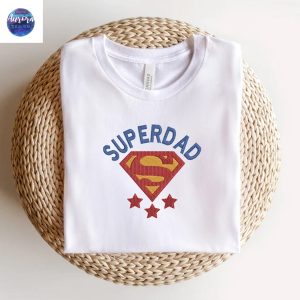 Embroidered Super Dad Best Dad Shirt