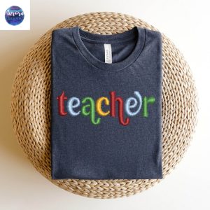 Embroidered Teacher School Inspirational Sweatshirt