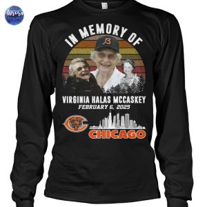 In Memory Of Virginia Halas McCaskey Chicago Bears Unisex T-Shirt