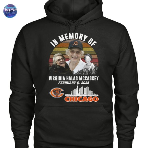 In Memory Of Virginia Halas McCaskey Chicago Bears Unisex T-Shirt