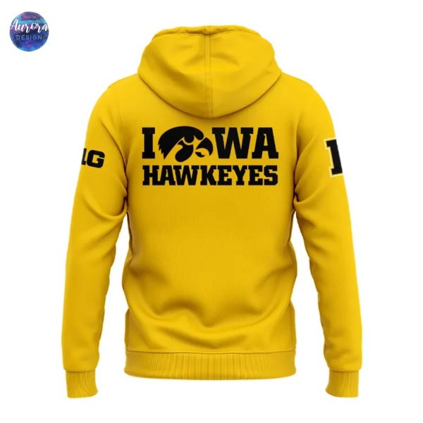 Iowa Hawkeyes 2025 Nothing Easy Hoodie – Gold