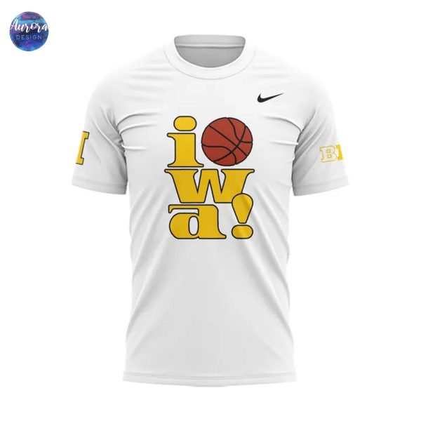 Iowa Hawkeyes Basketball 2025 3D T-Shirt