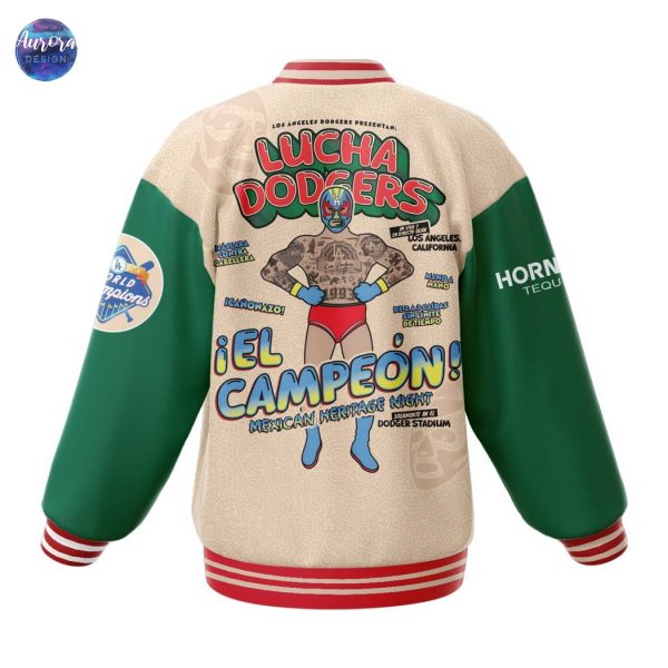 Los Angeles Dodger Mexican Heritage Night Baseball Jacket