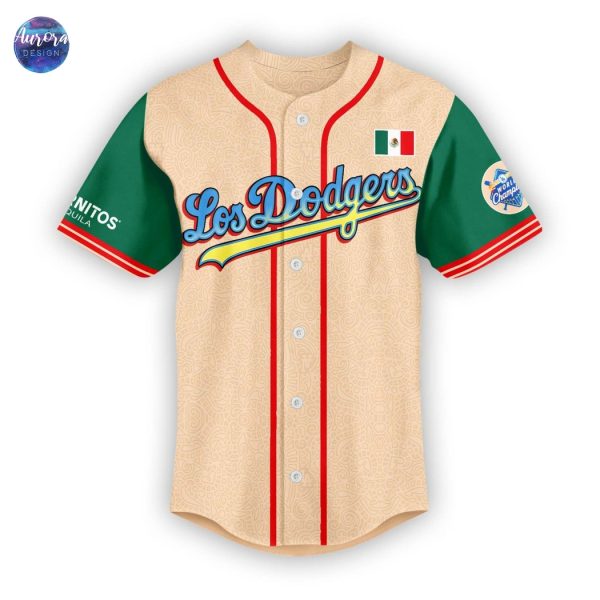 Los Angeles Dodger Mexican Heritage Night Baseball Jersey