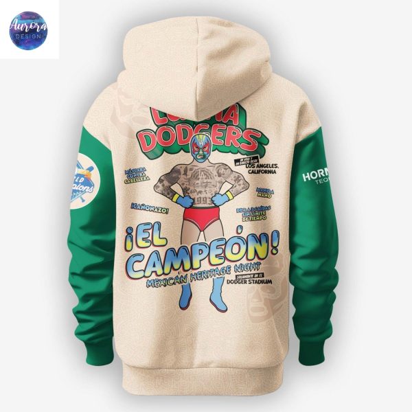 Los Angeles Dodger Mexican Heritage Night Hoodie