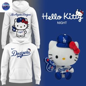 Los Angeles Dodgers x Hello kitty World Series Champions Baseball Jacket