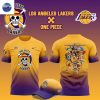 Los Angeles Lakers x One Piece Game Night 3D T-Shirt