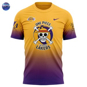 Los Angeles Lakers x One Piece Night 3D T-Shirt