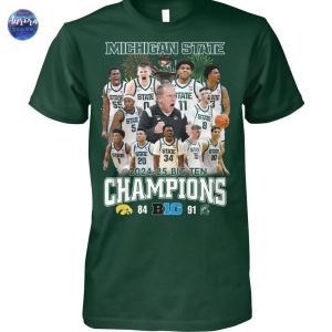 Michigan State Spartans 2024-25 Big Ten Champions Unisex T-Shirt