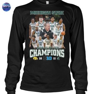 Michigan State Spartans 2024-25 Big Ten Champions Unisex T-Shirt