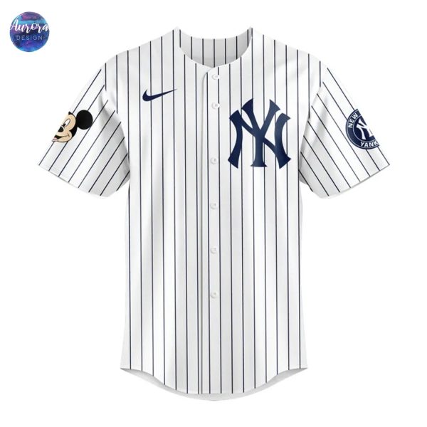 New York Yankees x Mickey Mouse 2025 Baseball Jersey