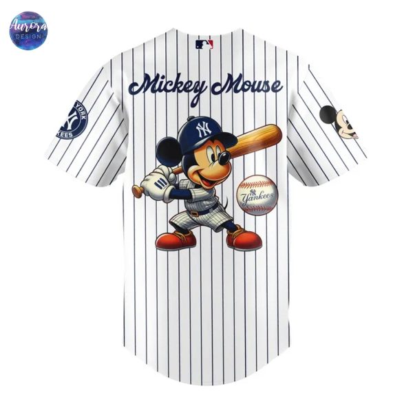 New York Yankees x Mickey Mouse 2025 Baseball Jersey