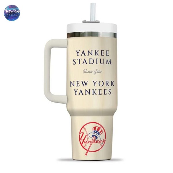 New York Yankees – Yankee Stadium Tumbler With Handle And Straw