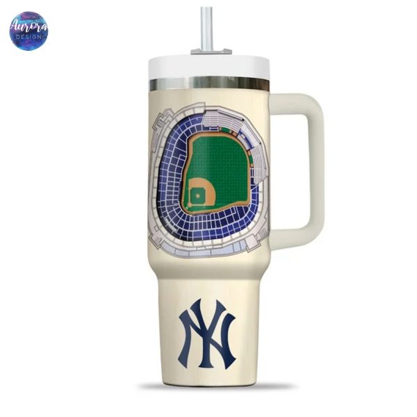 New York Yankees – Yankee Stadium Tumbler With Handle And Straw