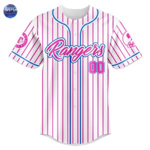 Personalized Texas Rangers x Barbie Night Game 2025 Baseball Jersey