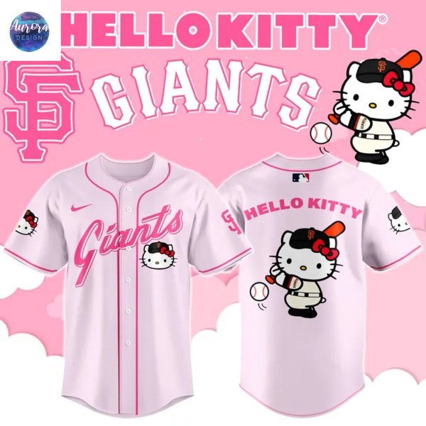 San Francisco Giants x Hello Kitty Game 2025 Baseball Jersey