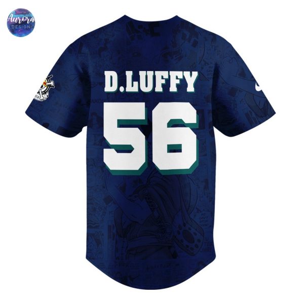 Seattle Mariners x Luffy Theme Night Baseball Jersey