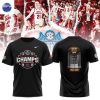 South Carolina Gamecocks 2025 SEC Womens Basketball Champions 3D T-Shirt – Red