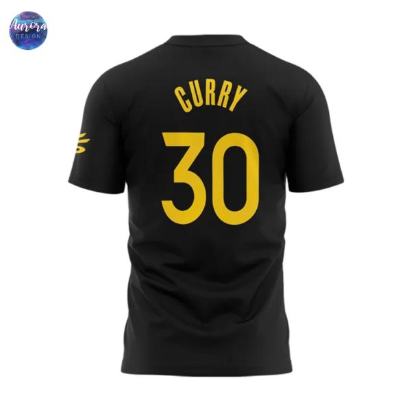 Stephen Curry Black Golden State Warriors 4000 Threes And Counting 3D T-Shirt