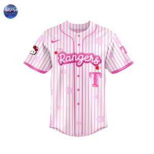 Texas Rangers x Hello Kitty Night Happy Girls Day Baseball Jersey