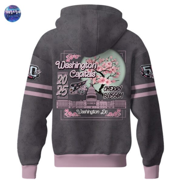 Washington Capitals 50th Anniversary Cherry Blossom Hoodie