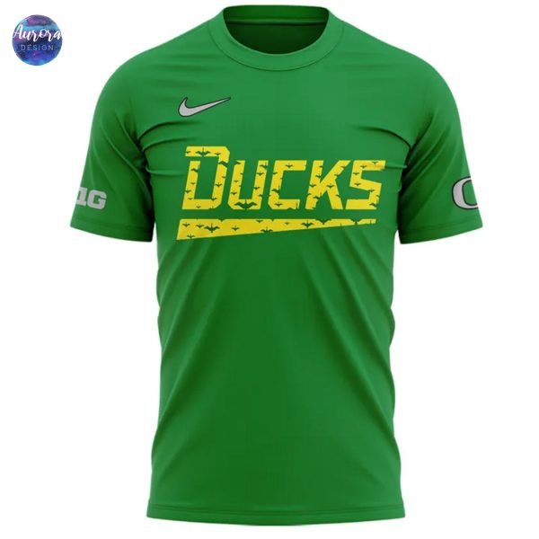 Oregon Ducks Softball For Fans 2025 3D T-Shirt – Green