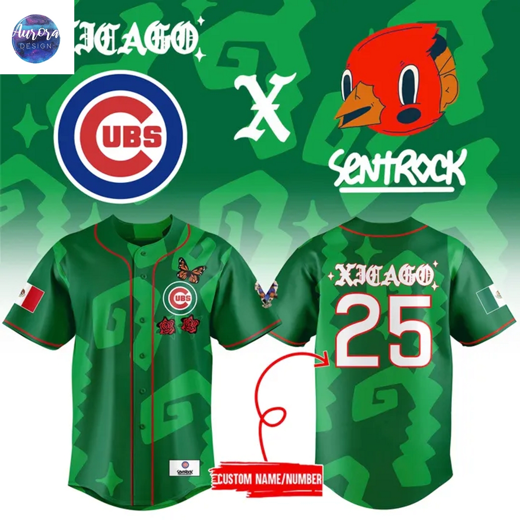 Personalized Chicago Cubs Mexican Heritage 2025 Baseball Jersey Personalized Chicago Cubs Mexican Heritage 2025 Baseball Jersey
