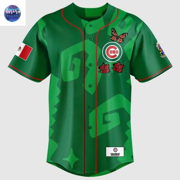 Personalized Chicago Cubs Mexican Heritage 2025 Baseball Jersey