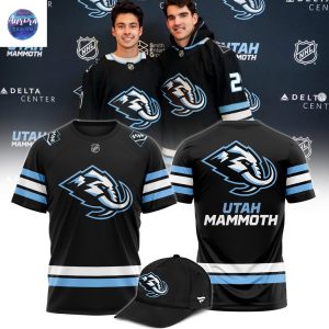 2025 Utah Mammoth Black 3D T-Shirt
