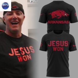 Arkansas Razorbacks Jesus Won 3D T-Shirt