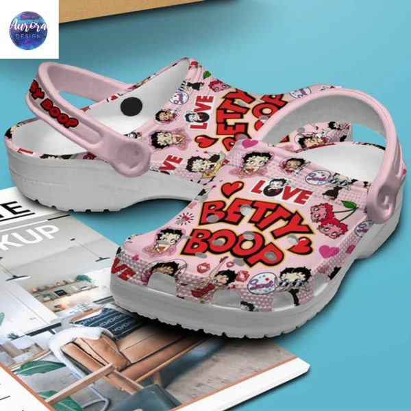 Baby Boop I Love Betty Boop Crocs